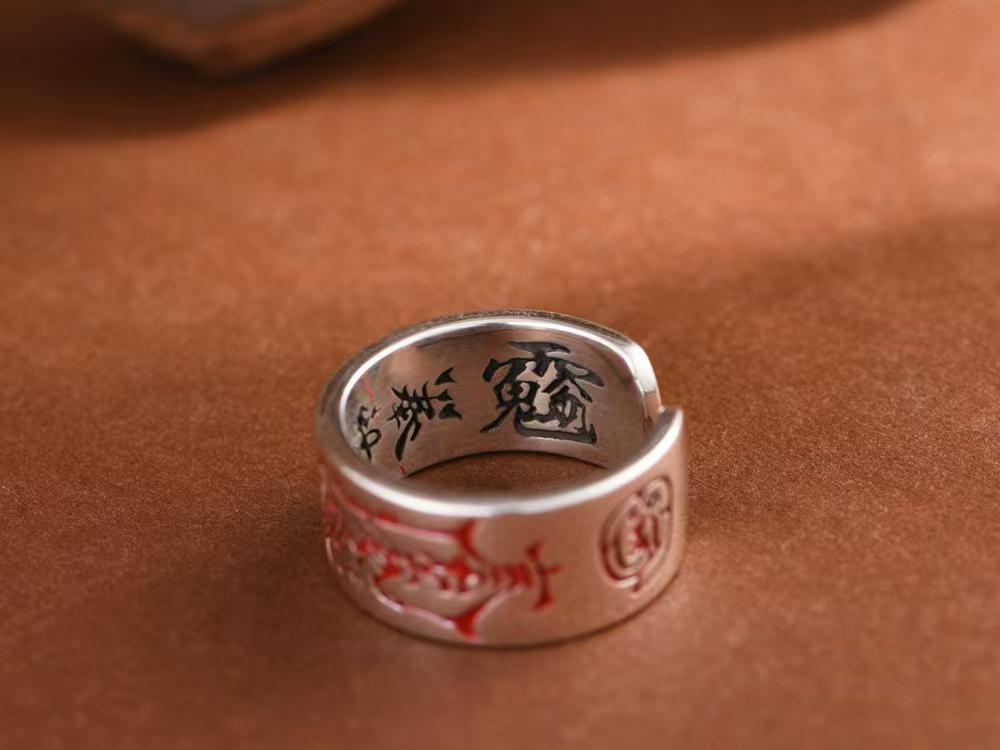紫薇阴阳福字戒指｜福炁环绕，紫薇护佑